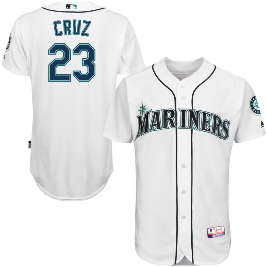 Nelson Cruz Seattle Mariners Majestic Player Authentic Jersey - White