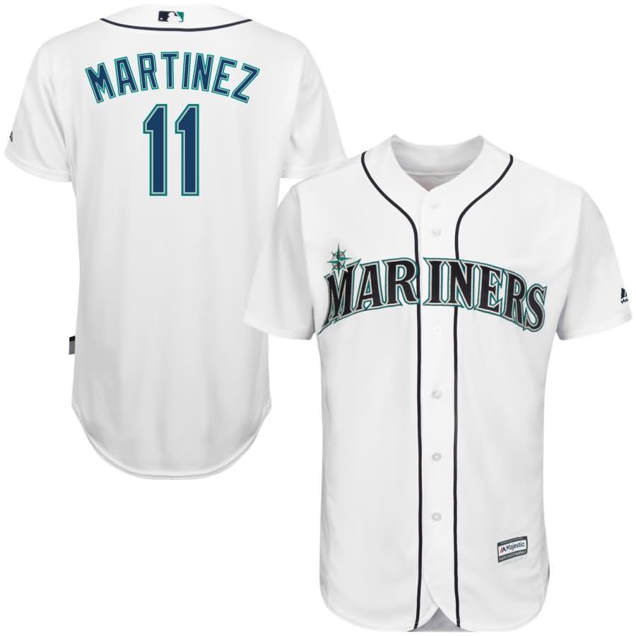 Edgar Martinez Seattle Mariners Majestic Official Cool Base Player Jersey - White