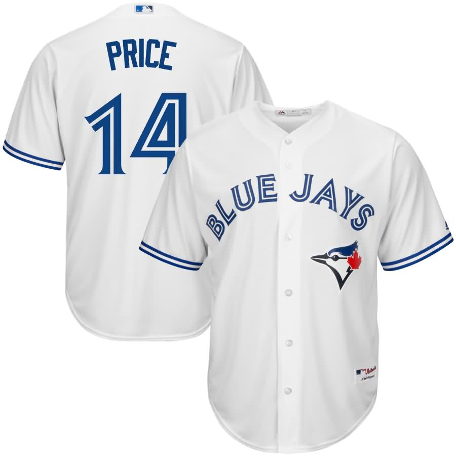 David Price Toronto Blue Jays Majestic Authentic Player Jersey - White