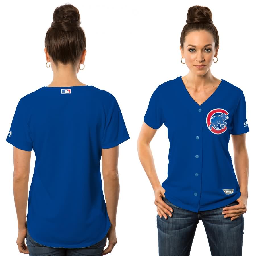 Chicago Cubs Majestic Women's Alternate Cool Base Jersey - Royal