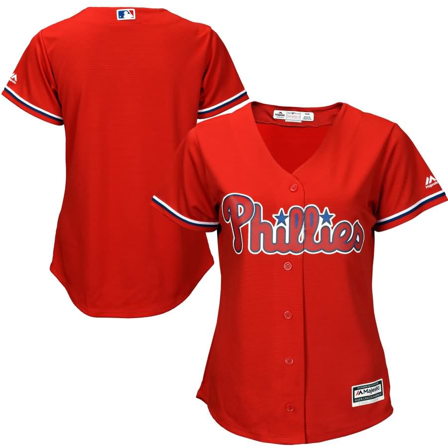 Philadelphia Phillies Majestic Women's Cool Base Jersey - Red