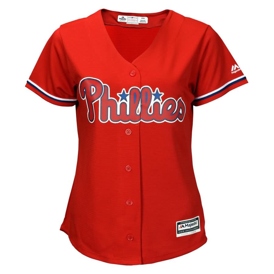 Philadelphia Phillies Majestic Women's Cool Base Jersey - Red