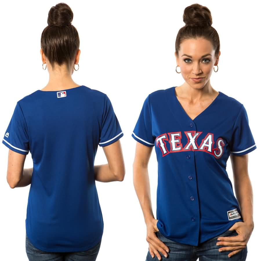 Texas Rangers Majestic Women's Cool Base Jersey - Royal