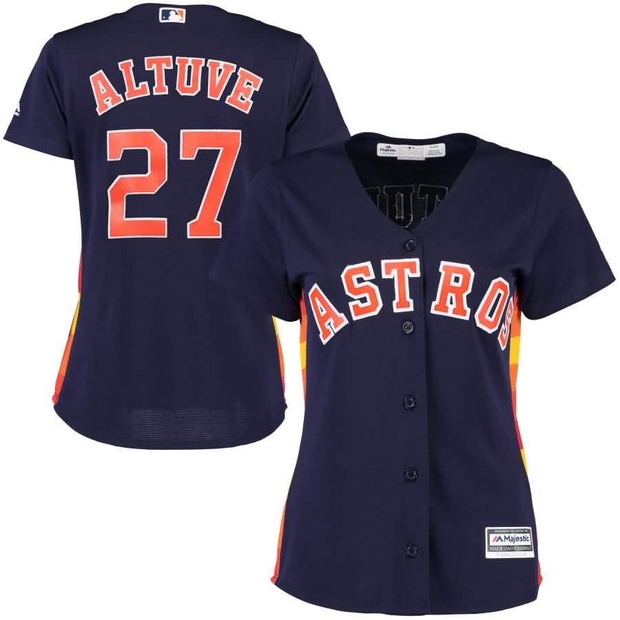 Jose Altuve Houston Astros Majestic Women's Cool Base Player Jersey - Navy