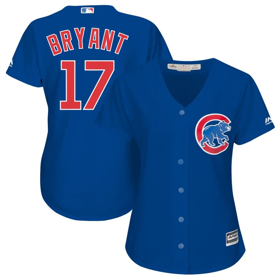 Chicago Cubs Majestic Women's Cool Base Player Jersey - Royal -