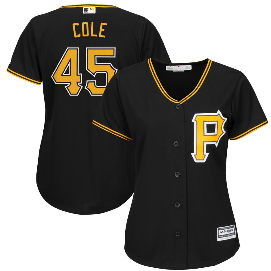 Pittsburgh Pirates Majestic Women's Cool Base Player Jersey - Black