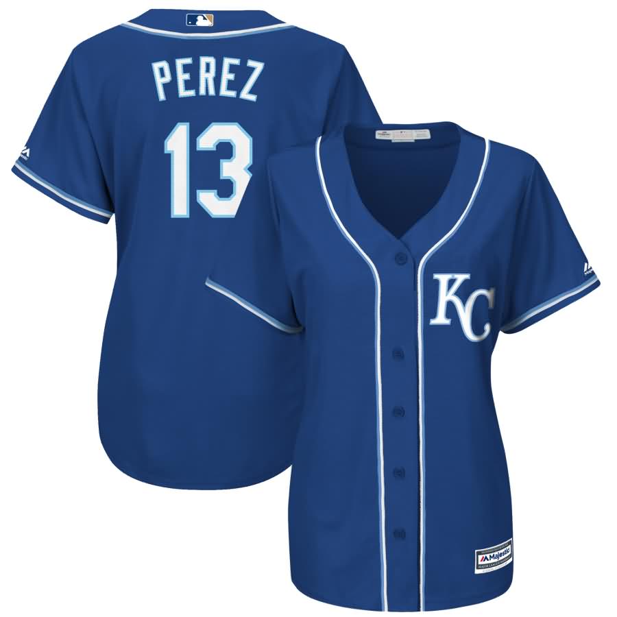 Kansas City Royals Majestic Women's Cool Base Player Jersey - Royal