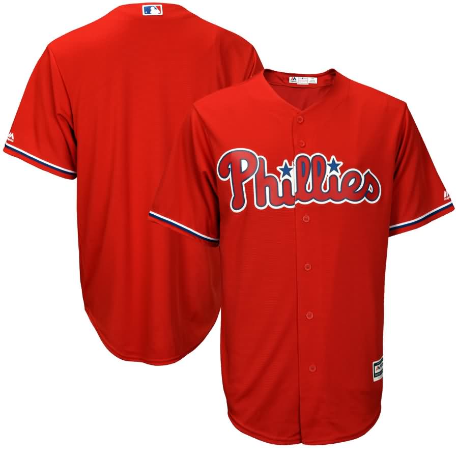 Philadelphia Phillies Majestic Official Cool Base Jersey - Red