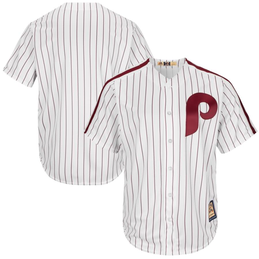 Philadelphia Phillies Majestic Cooperstown Cool Base Team Jersey - White/Red