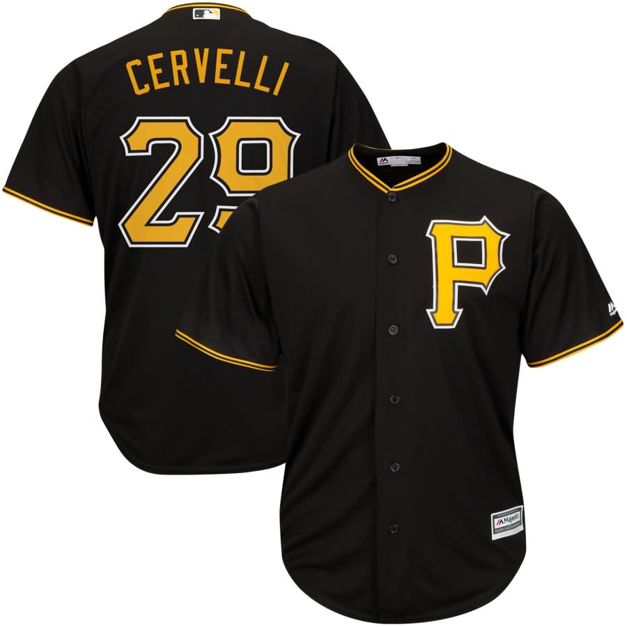 Pittsburgh Pirates Francisco Cervelli Majestic Official Cool Base Player Jersey - Black