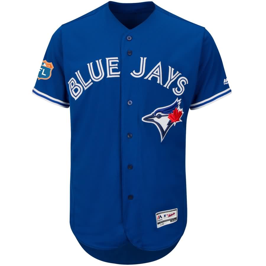 Toronto Blue Jays Majestic Alternate 2016 Spring Training Flex Base Authentic Collection Team Jersey - Bright Royal