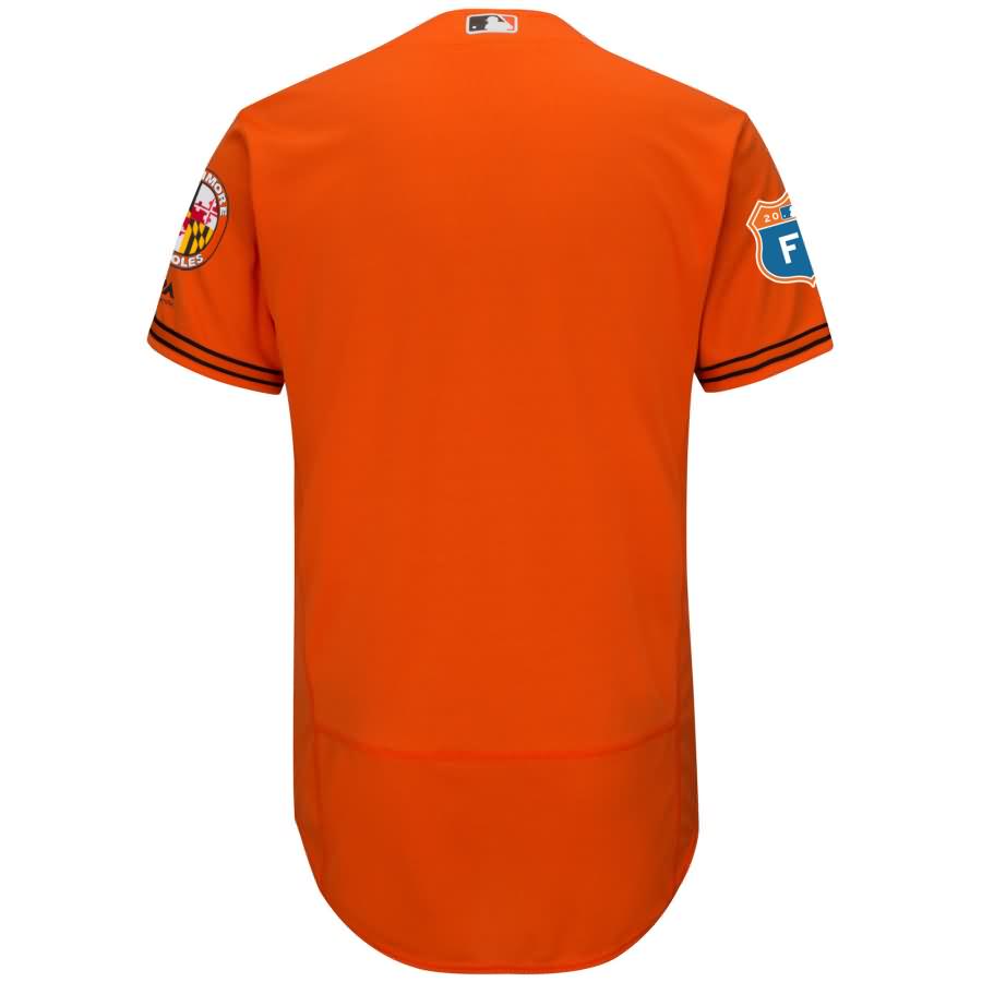 Baltimore Orioles Majestic Alternate 2016 Spring Training Flex Base Authentic Collection Team Jersey - Orange