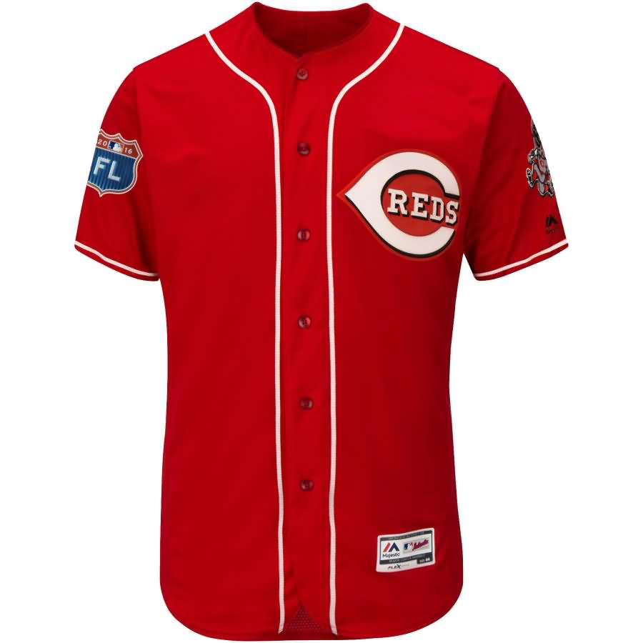 Cincinnati Reds Majestic 2016 Spring Training Flexbase Authentic Collection Team Jersey - Scarlet