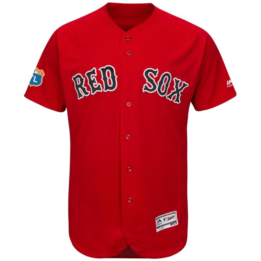 Boston Red Sox Majestic Alternate 2016 Spring Training Flex Base Authentic Collection Team Jersey - Scarlet