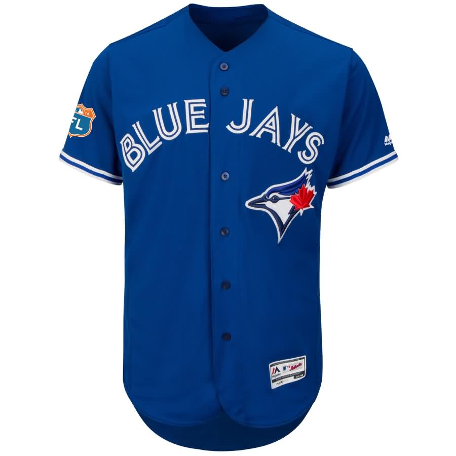 Jose Bautista Toronto Blue Jays Majestic Alternate 2016 Flex Base Authentic Collection On-Field Spring Training Player Jersey - Bright Royal