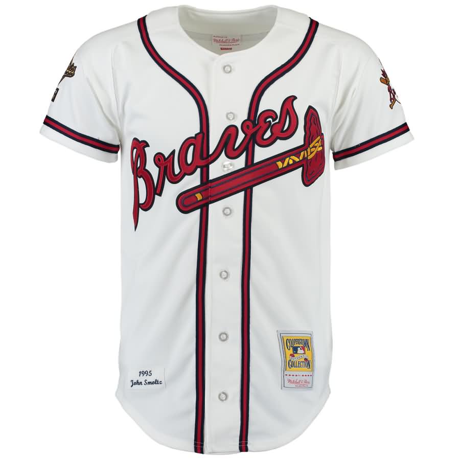 Greg Maddux Atlanta Braves Mitchell & Ness Throwback Authentic Jersey - White