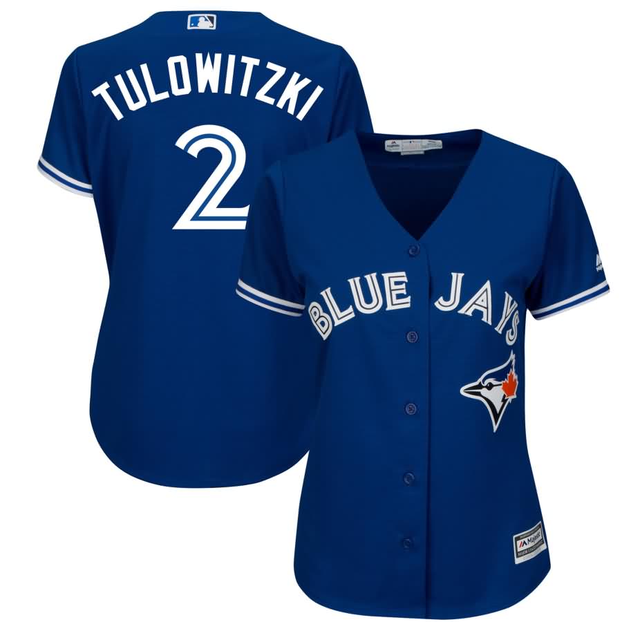 Troy Tulowitzki Toronto Blue Jays Majestic Women's Cool Base Player Jersey - Royal