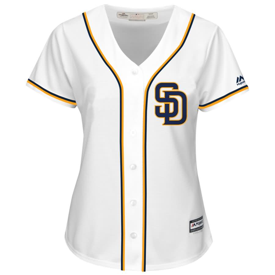 Matt Kemp San Diego Padres Majestic Women's Cool Base Player Jersey - White