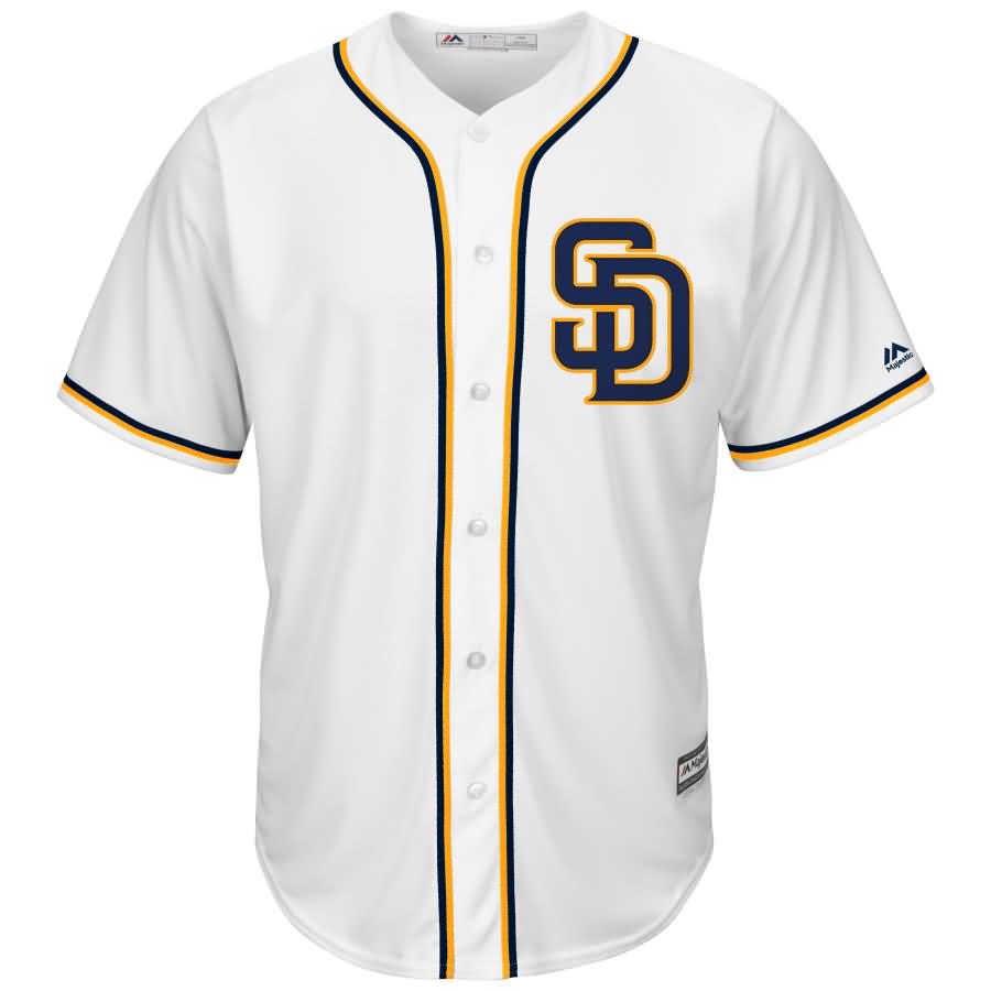 San Diego Padres Majestic Official Cool Base Jersey - White/Navy