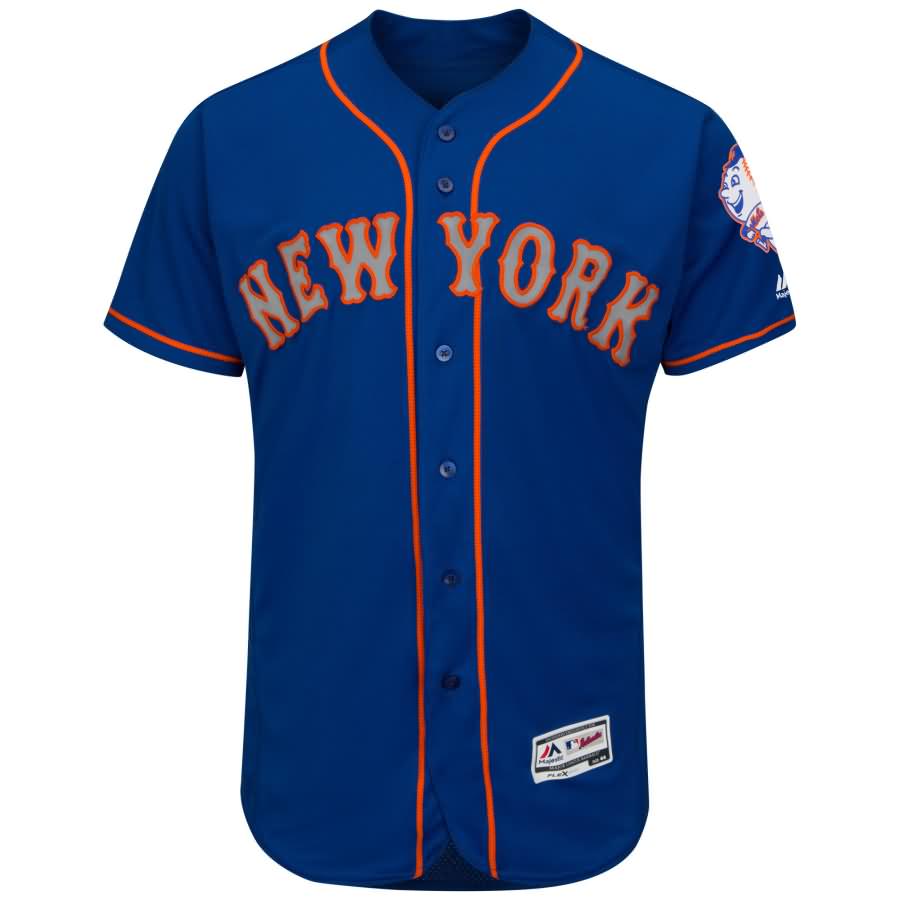 New York Mets Majestic Alternate Road Flex Base Authentic Collection Team Jersey - Royal