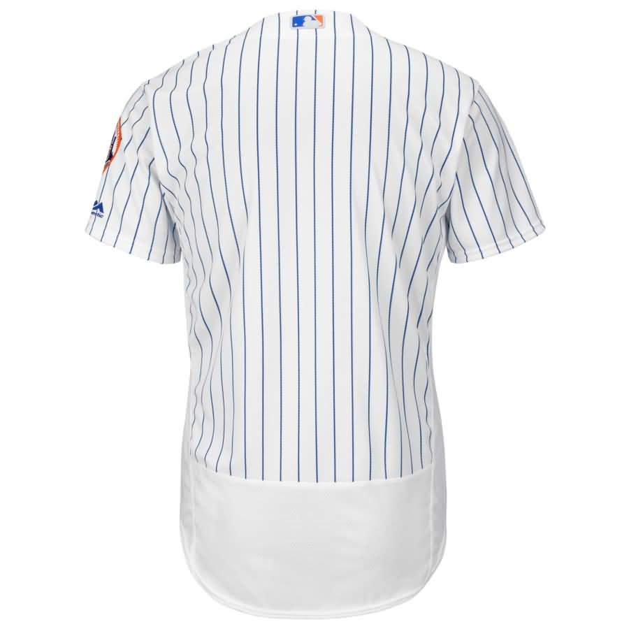 New York Mets Majestic Home Flex Base Authentic Collection Team Jersey - White/Royal