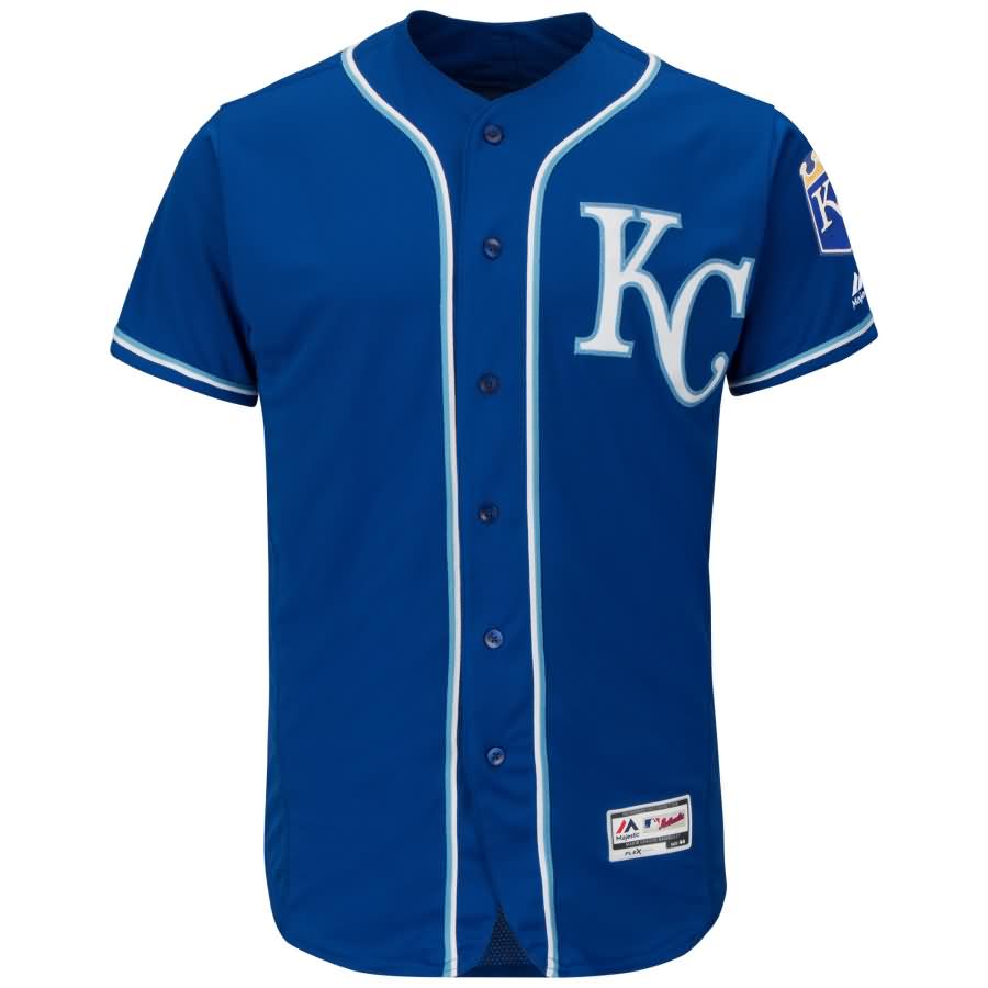 Kansas City Royals Majestic Alternate Flex Base Authentic Collection Team Jersey - Royal