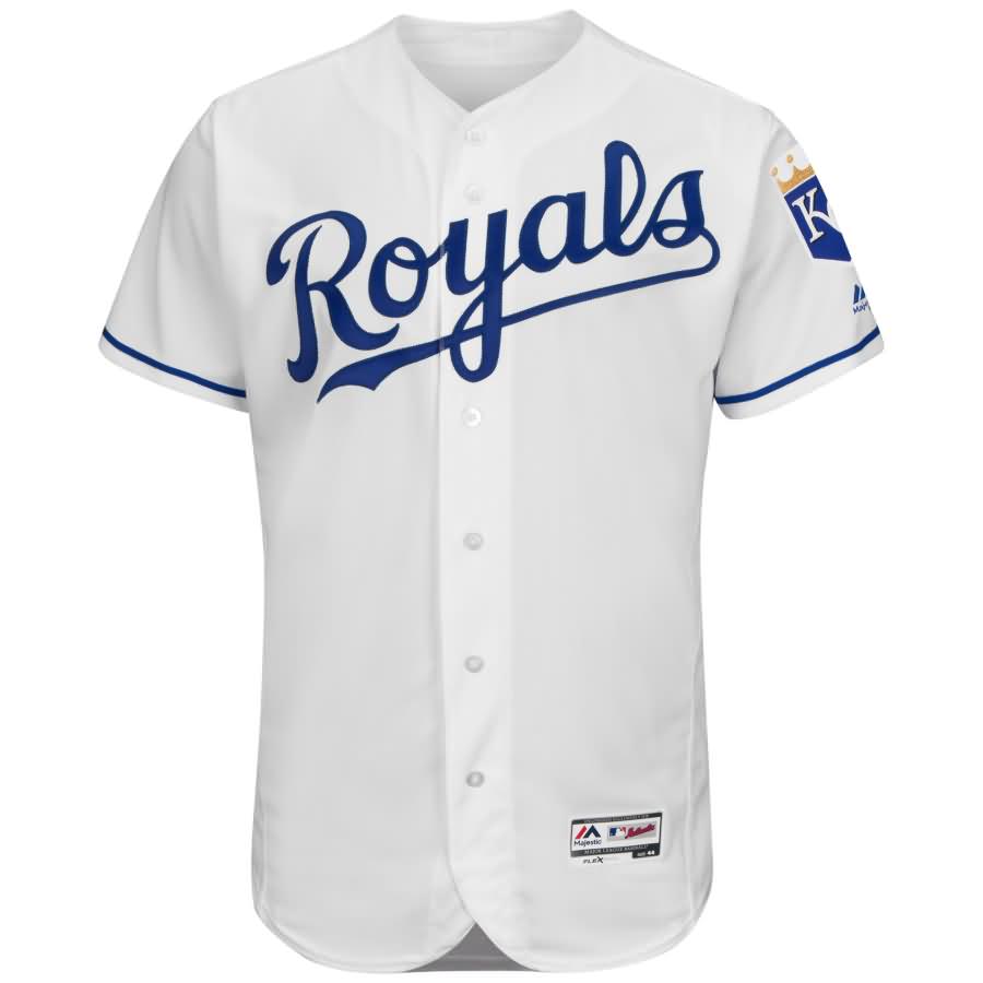 Kansas City Royals Majestic Home Flex Base Authentic Collection Team Jersey - White