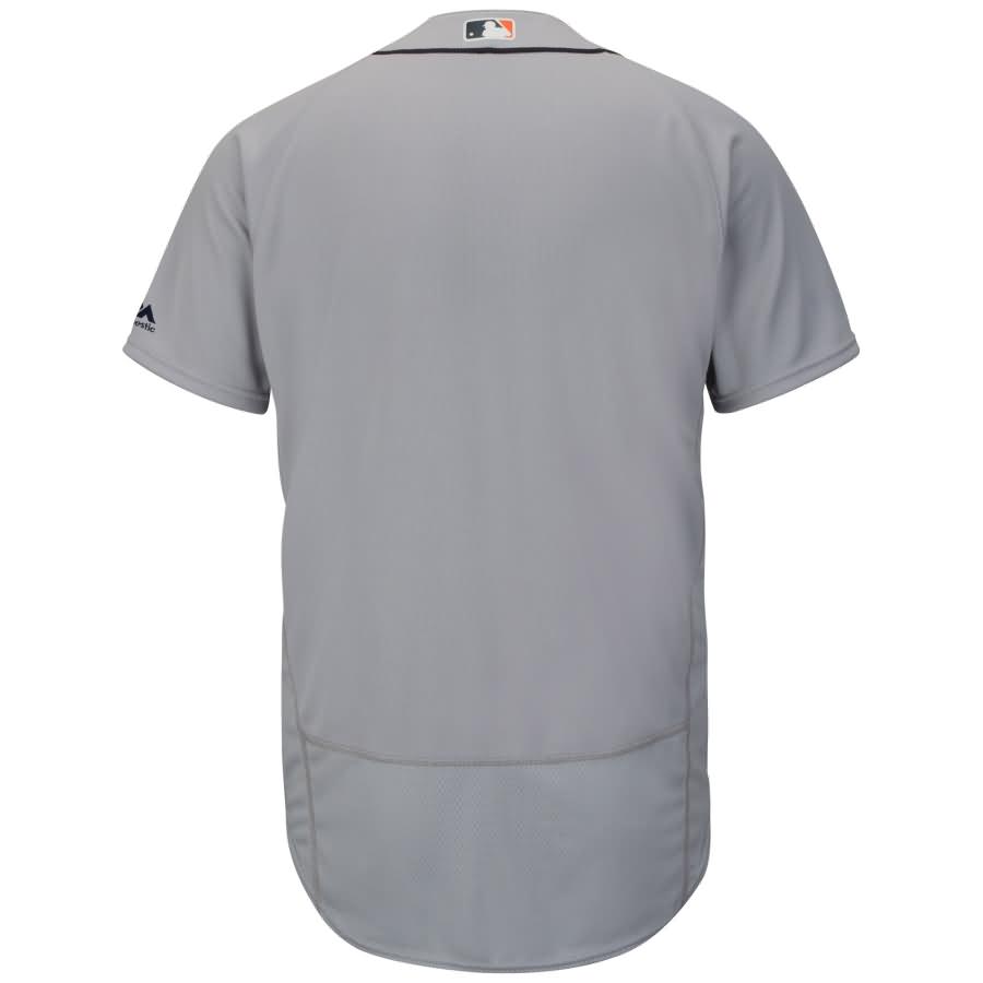 Detroit Tigers Majestic Road Flex Base Authentic Collection Team Jersey - Gray