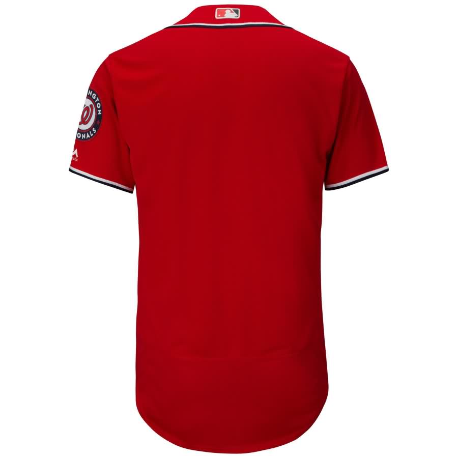 Washington Nationals Majestic Alternate Flex Base Authentic Collection Team Jersey - Scarlet