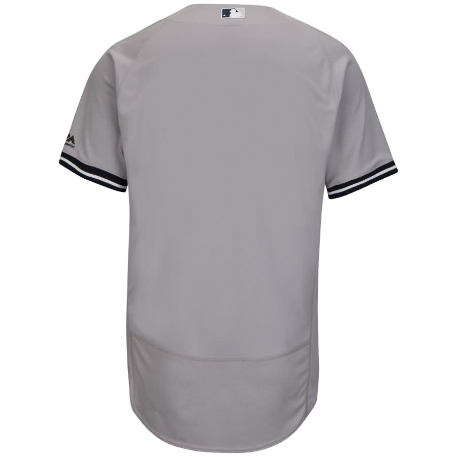 New York Yankees Majestic Road Flex Base Authentic Collection Team Jersey - Gray