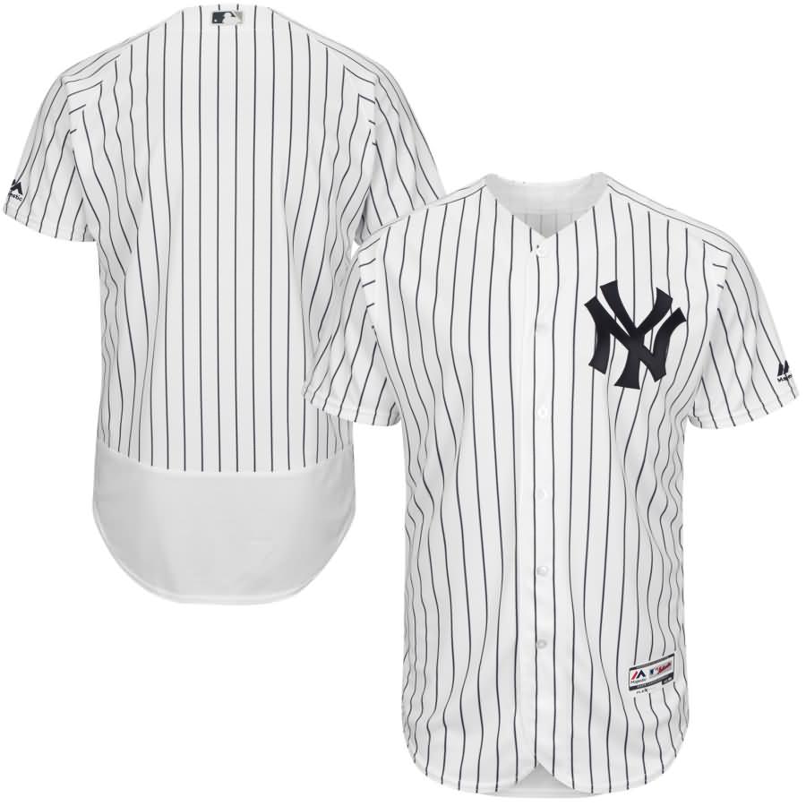 New York Yankees Majestic Home Flex Base Authentic Collection Team Jersey - White/Navy