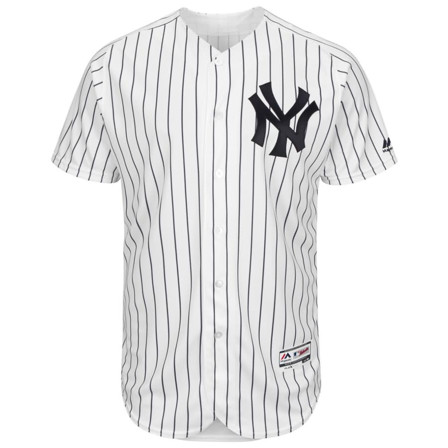 New York Yankees Majestic Home Flex Base Authentic Collection Team Jersey - White/Navy