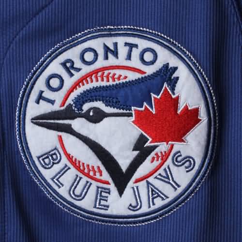 Toronto Blue Jays Stitches Cut off Man Fashion Full Button Jersey - Royal