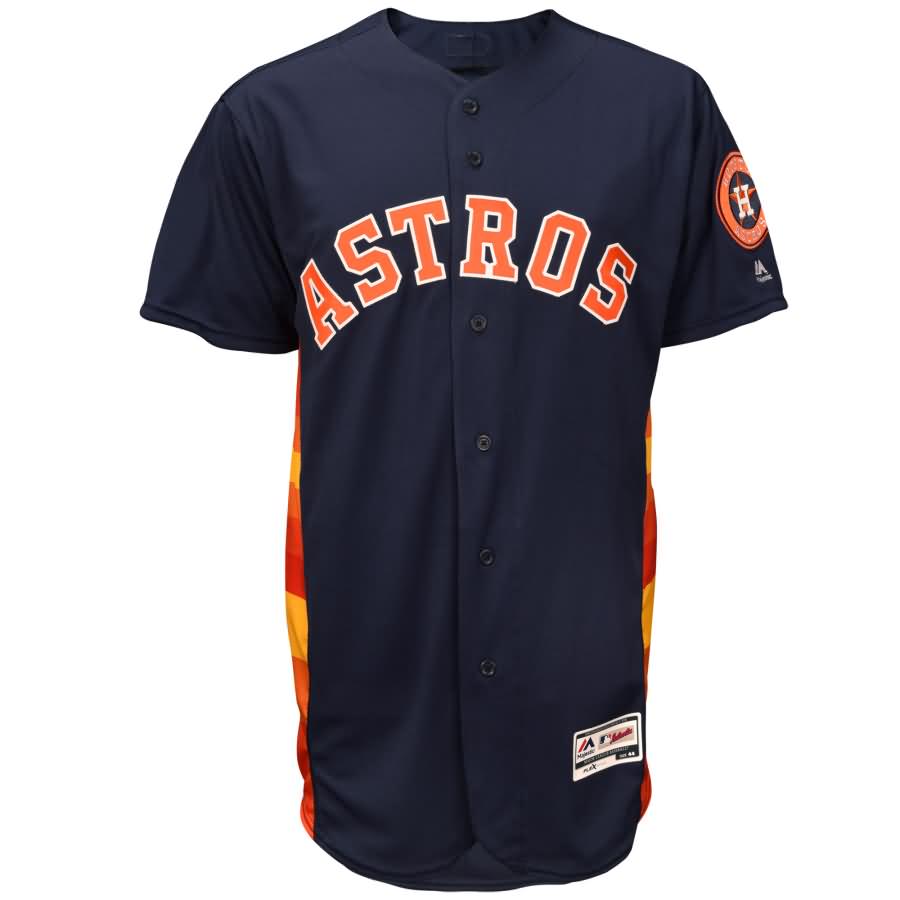 Jose Altuve Houston Astros Majestic Alternate Flex Base Authentic Collection Player Jersey - Navy