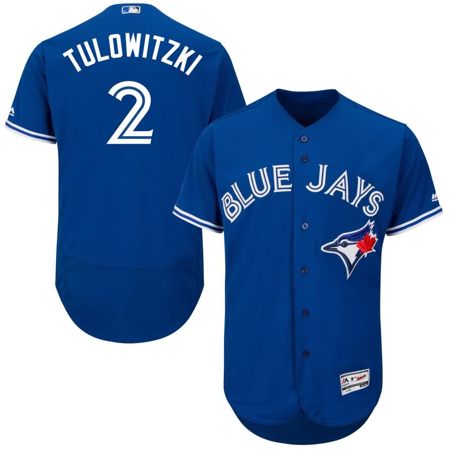 Troy Tulowitzki Toronto Blue Jays Majestic Alternate Flex Base Authentic Collection Player Jersey - Bright Royal