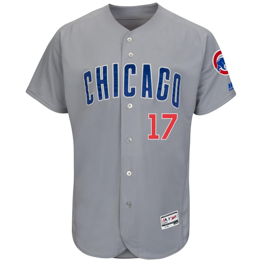 Kris Bryant Chicago Cubs Majestic Road Flex Base Authentic Collection Player Jersey - Gray