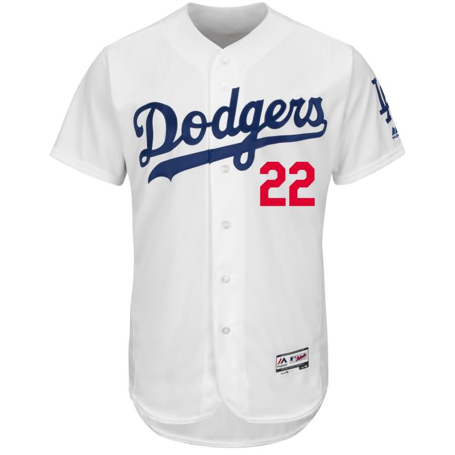 Clayton Kershaw Los Angeles Dodgers Majestic Home Flex Base Authentic Collection Player Jersey - White