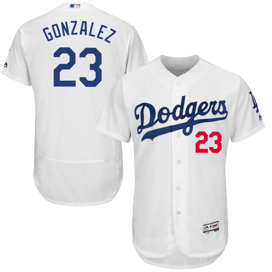 Adrian Gonzalez Los Angeles Dodgers Majestic Home Flex Base Authentic Collection Player Jersey - White