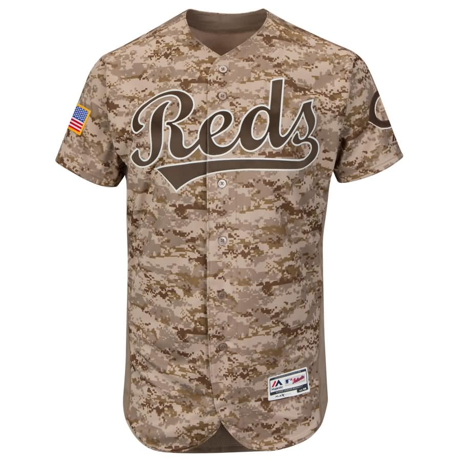 Joey Votto Cincinnati Reds Majestic Alternate Flex Base Authentic Collection Player Jersey - USMC Camo