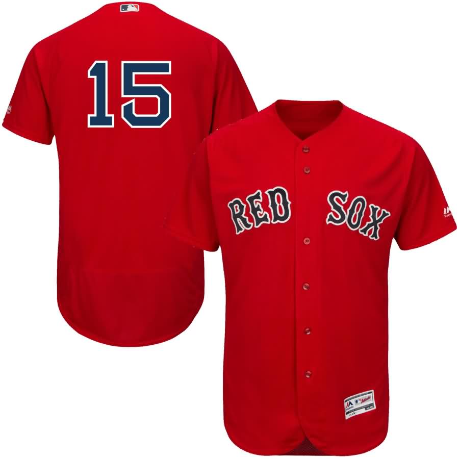 Dustin Pedroia Boston Red Sox Majestic Alternate Flex Base Authentic Collection Player Jersey - Scarlet