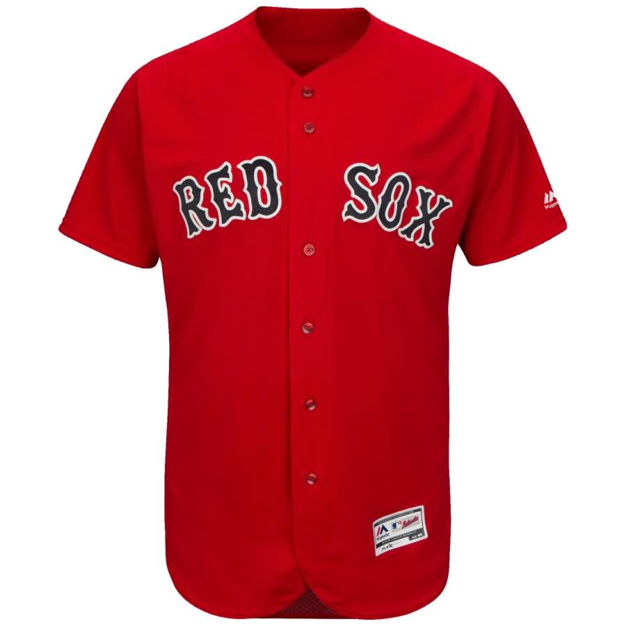 David Ortiz Boston Red Sox Majestic Alternate Flex Base Authentic Collection Player Jersey - Scarlet