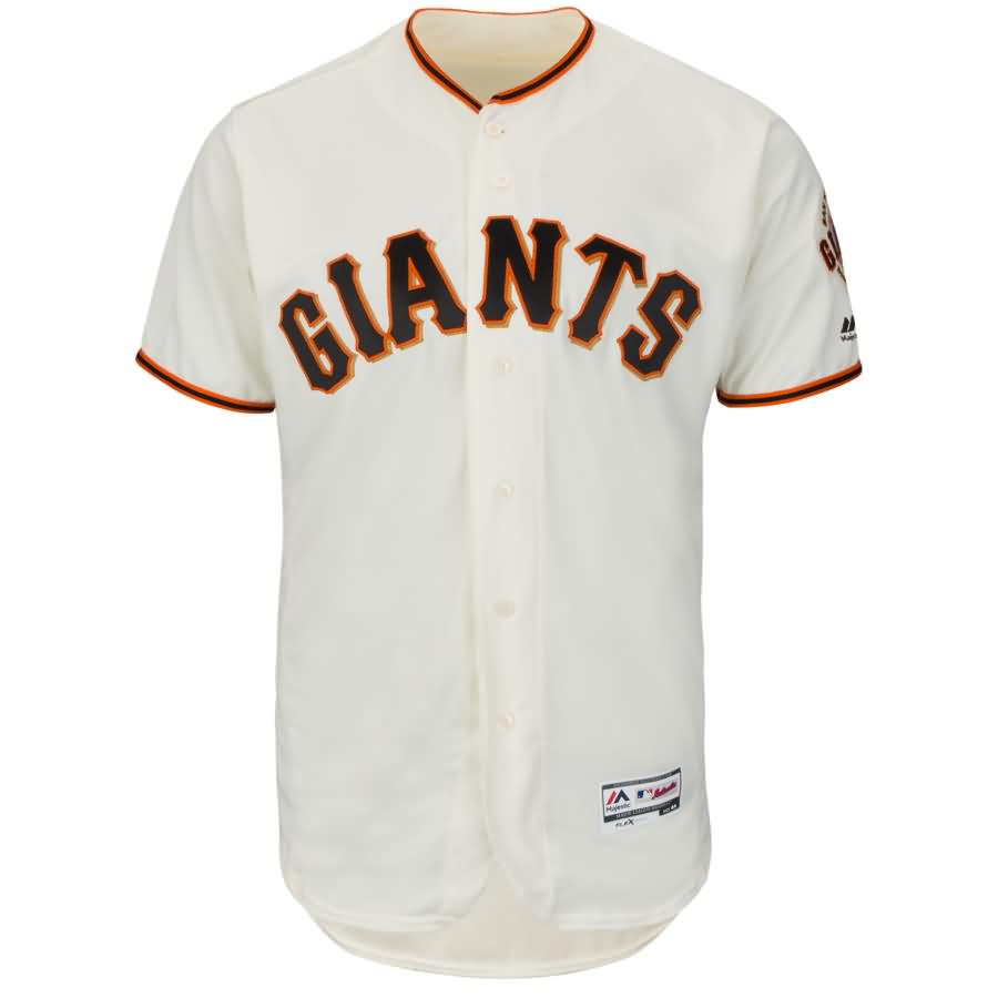 Joe Panik San Francisco Giants Majestic Home Flex Base Authentic Collection Player Jersey - Ivory