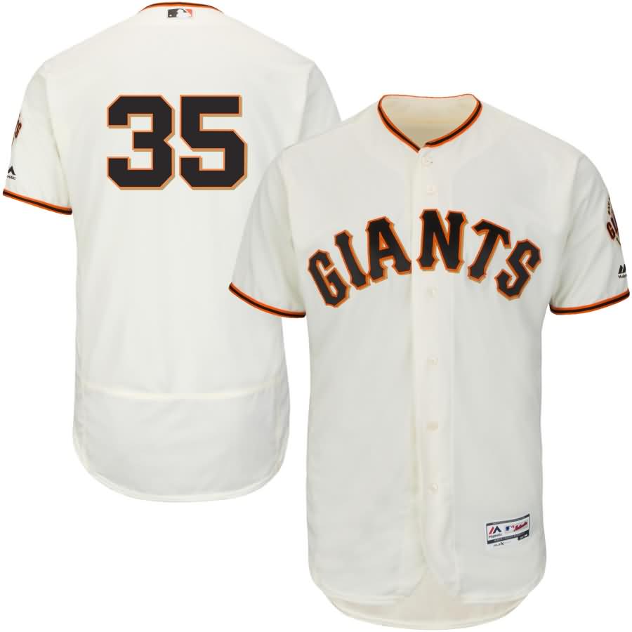 Brandon Crawford San Francisco Giants Majestic Home Flex Base Authentic Collection Player Jersey - Ivory