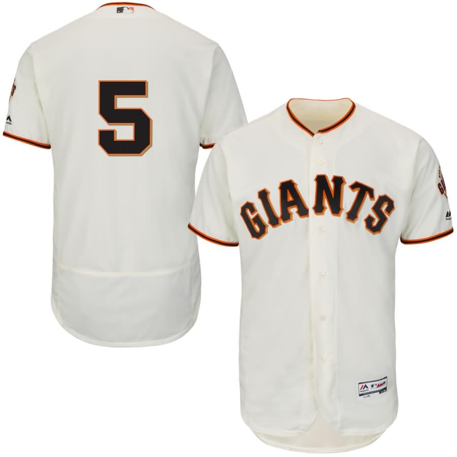 Matt Duffy San Francisco Giants Majestic Home Flex Base Authentic Collection Player Jersey - Ivory