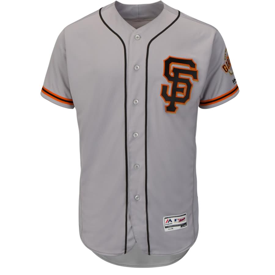 Madison Bumgarner San Francisco Giants Majestic Alternate Flex Base Authentic Collection Player Jersey - Gray