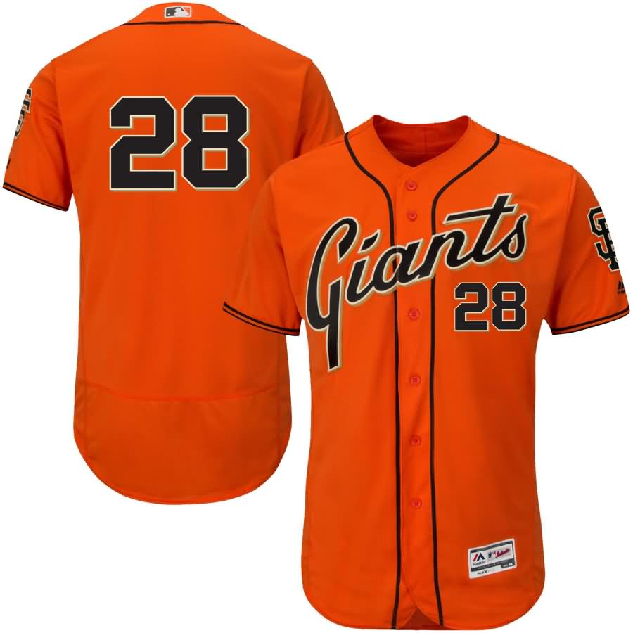 Buster Posey San Francisco Giants Majestic Alternate Flex Base Authentic Collection Player Jersey - Orange