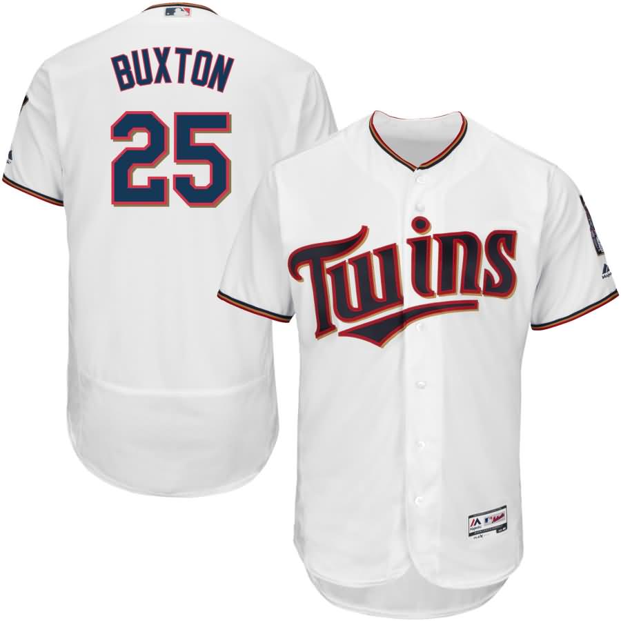 Byron Buxton Minnesota Twins Majestic Home Flex Base Authentic Collection Player Jersey - White