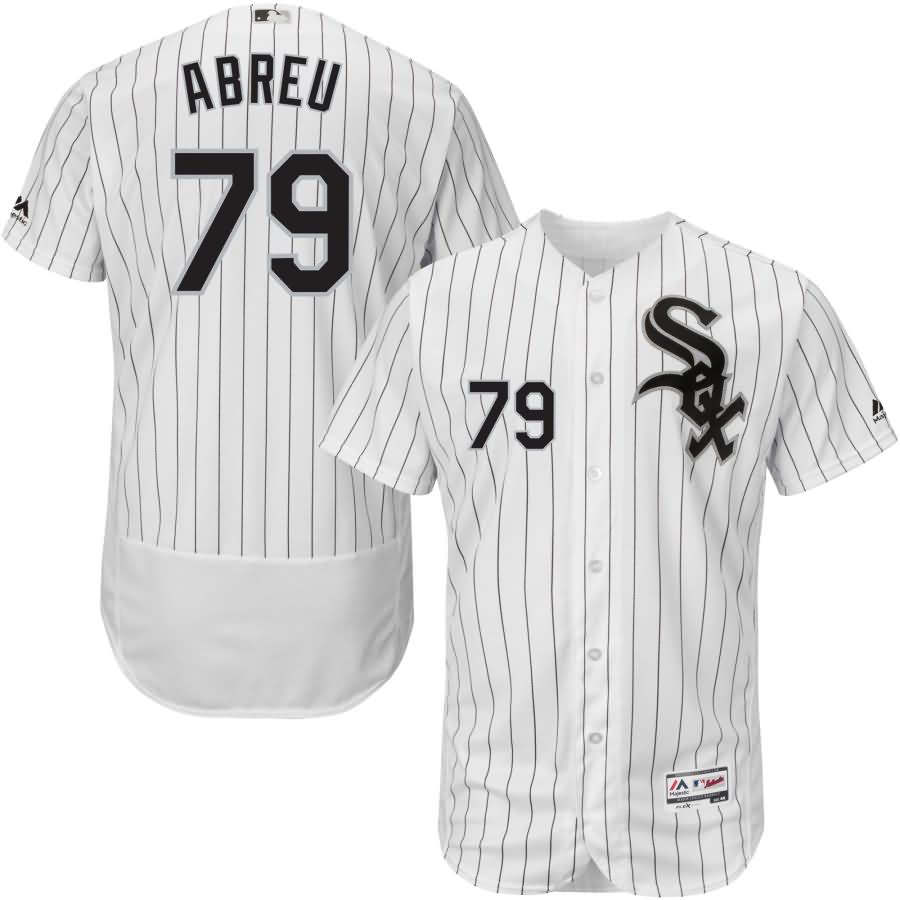 Jose Abreu Chicago White Sox Majestic Home Flex Base Authentic Collection Player Jersey - White/Black