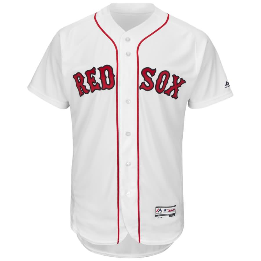 Rusney Castillo Boston Red Sox Majestic Home Flex Base Authentic Collection Player Jersey - White