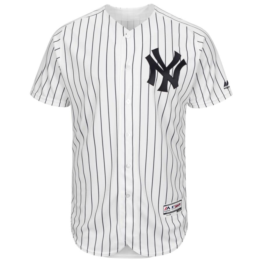 Jacoby Ellsbury New York Yankees Majestic Home Flex Base Authentic Collection Player Jersey - White/Navy